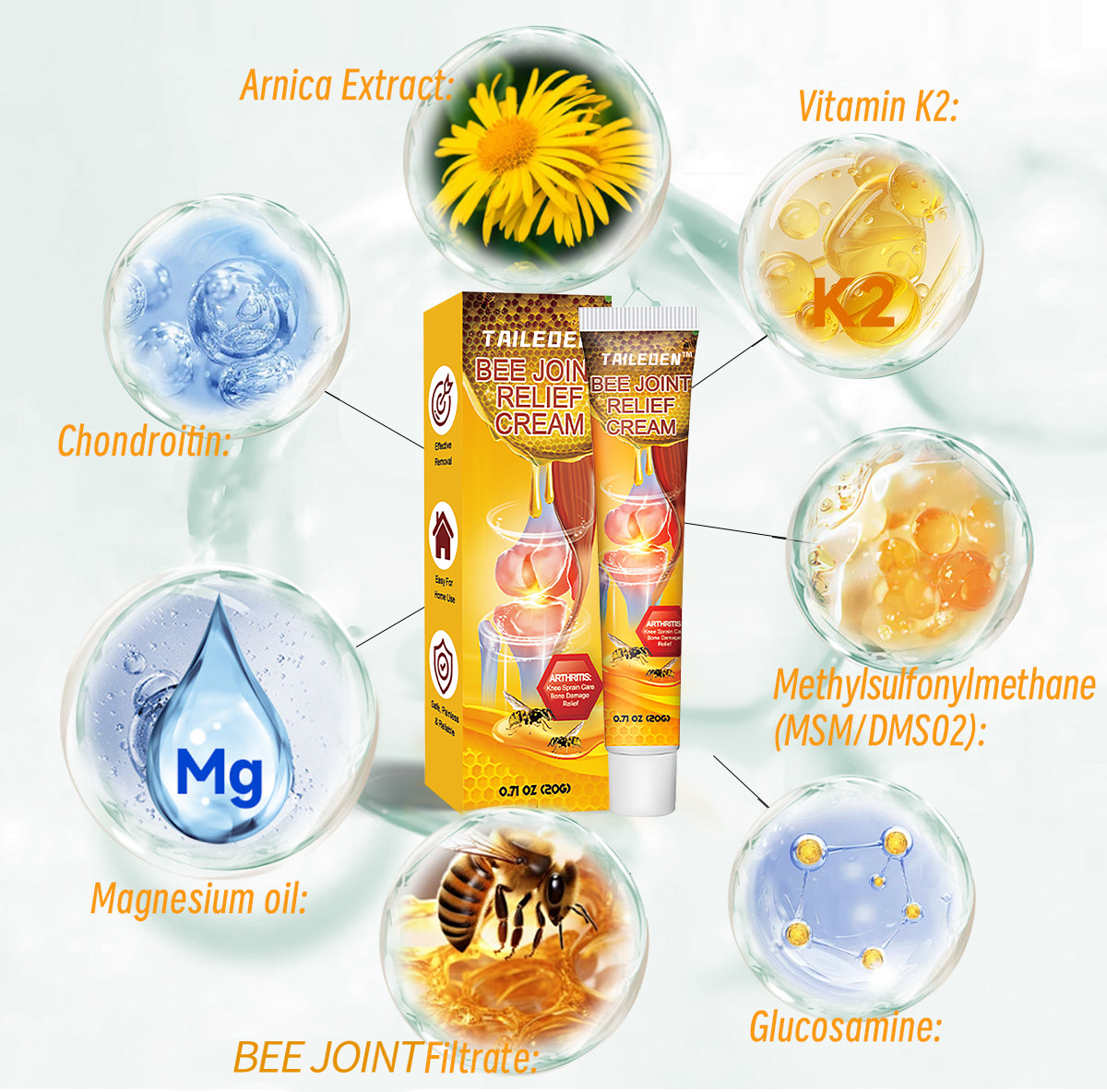 šTAILEDEN⢠Bee Venom Joint Repair GelšØāāļøApproved by the Australian Orthopedic Association (AOA)