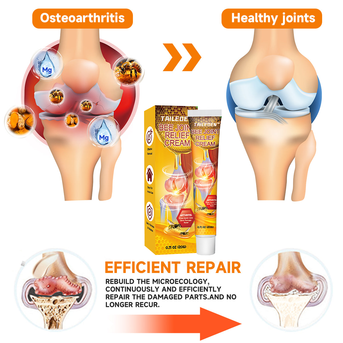 šTAILEDEN⢠Bee Venom Joint Repair GelšØāāļøApproved by the Australian Orthopedic Association (AOA)