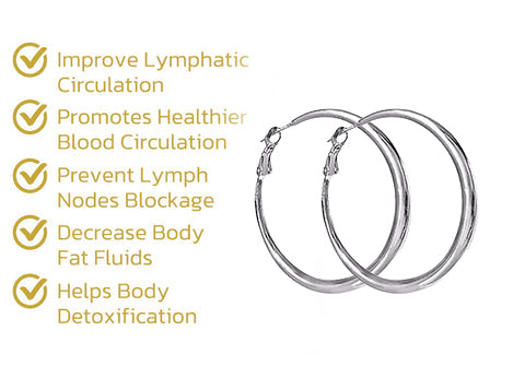 š„(Limited time offer š„Last day)Lymphatic activity hoop earrings