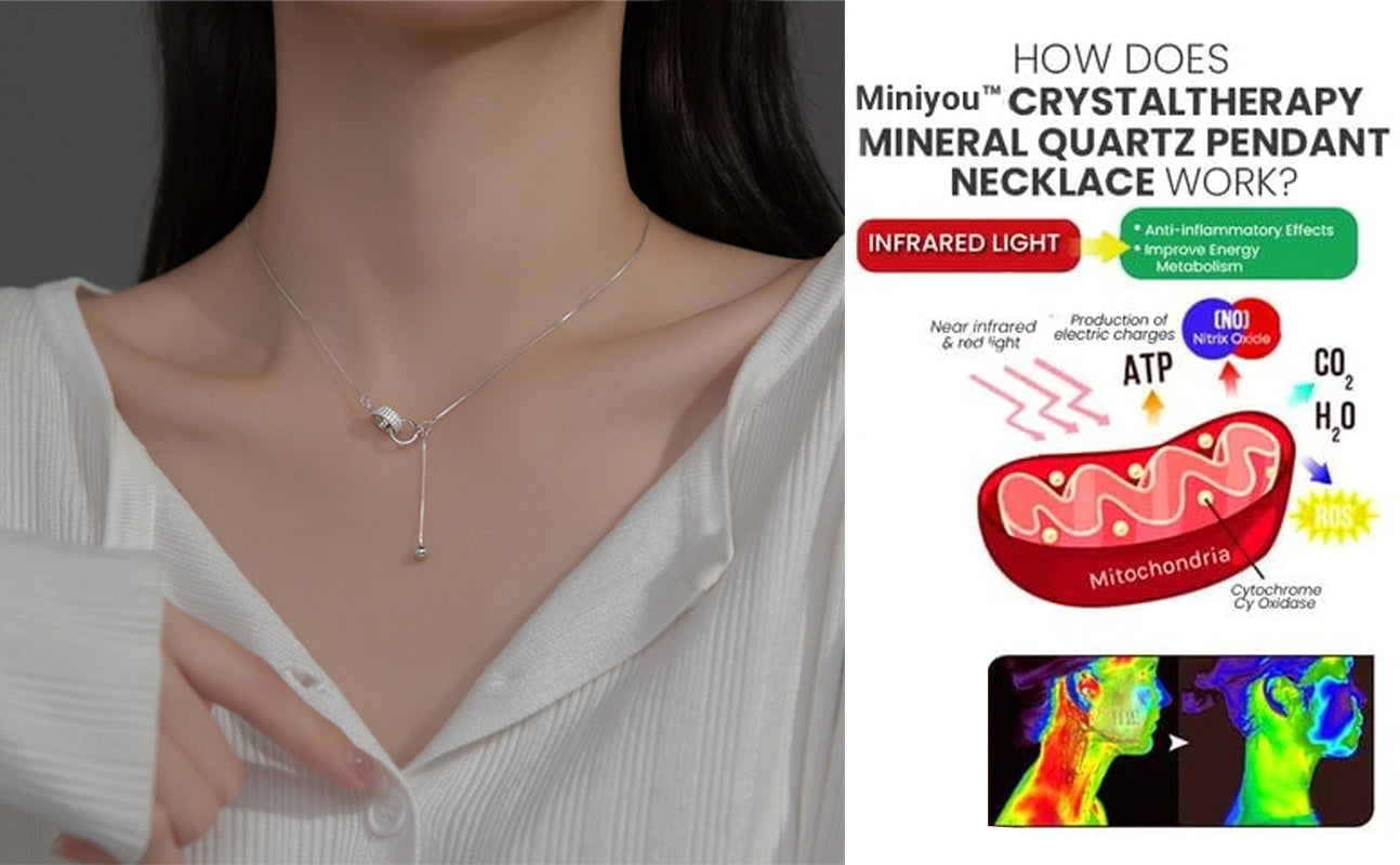 Miniyou™ Crystaltherapy Quartz Gemstone Necklace