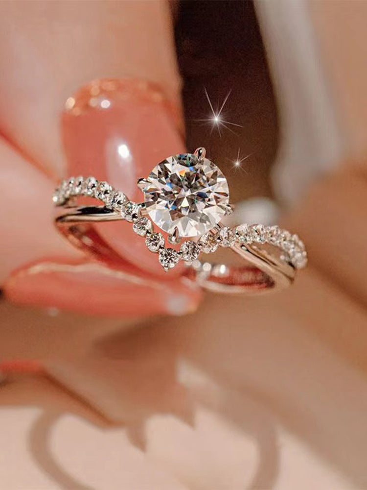 đ„Histone Magnetology Moissanite Diamond Ring