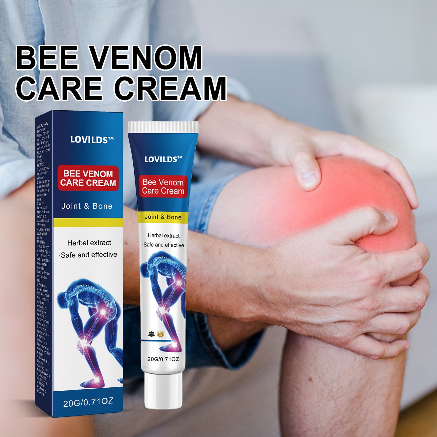 š LOVILDS⢠Bee Venom Joint and Bone Healing Cream (Special ointment for arthritis)