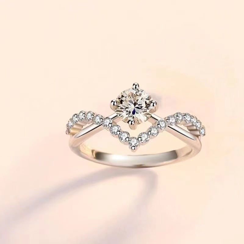 đ„Histone Magnetology Moissanite Diamond Ring