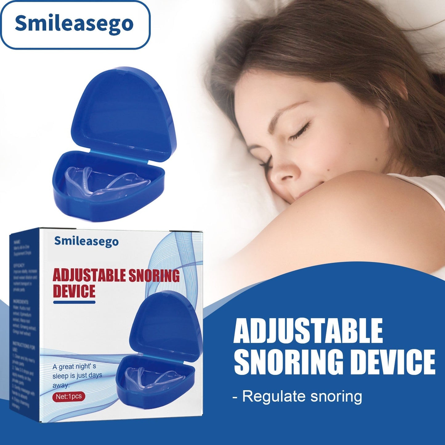 Smileasego⢠Anti-Snoring Guard