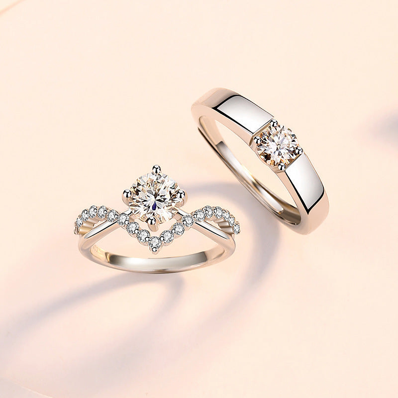 đ„Histone Magnetology Moissanite Diamond Ring