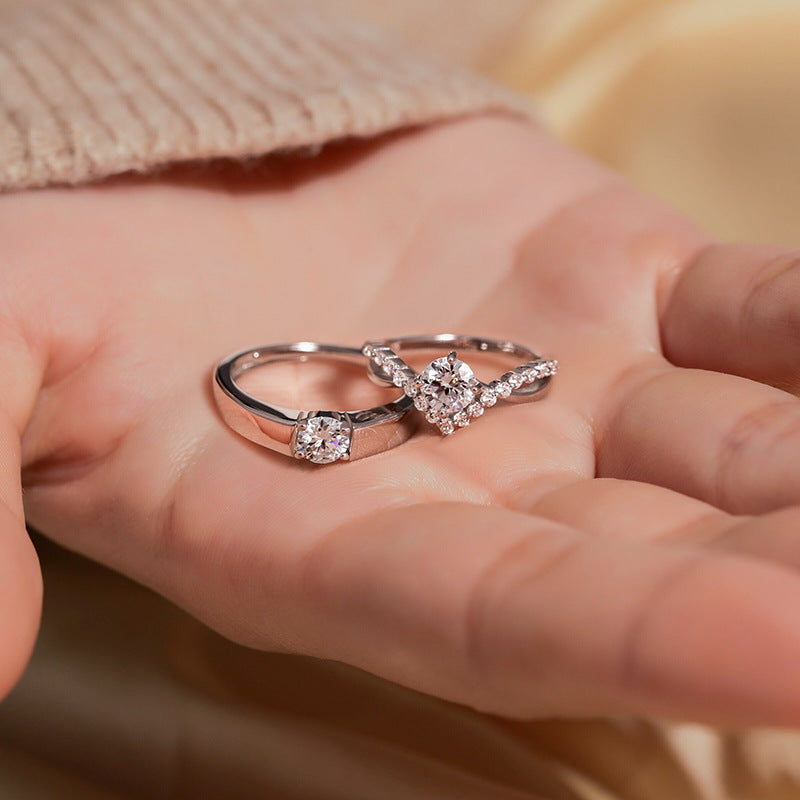 đ„Histone Magnetology Moissanite Diamond Ring