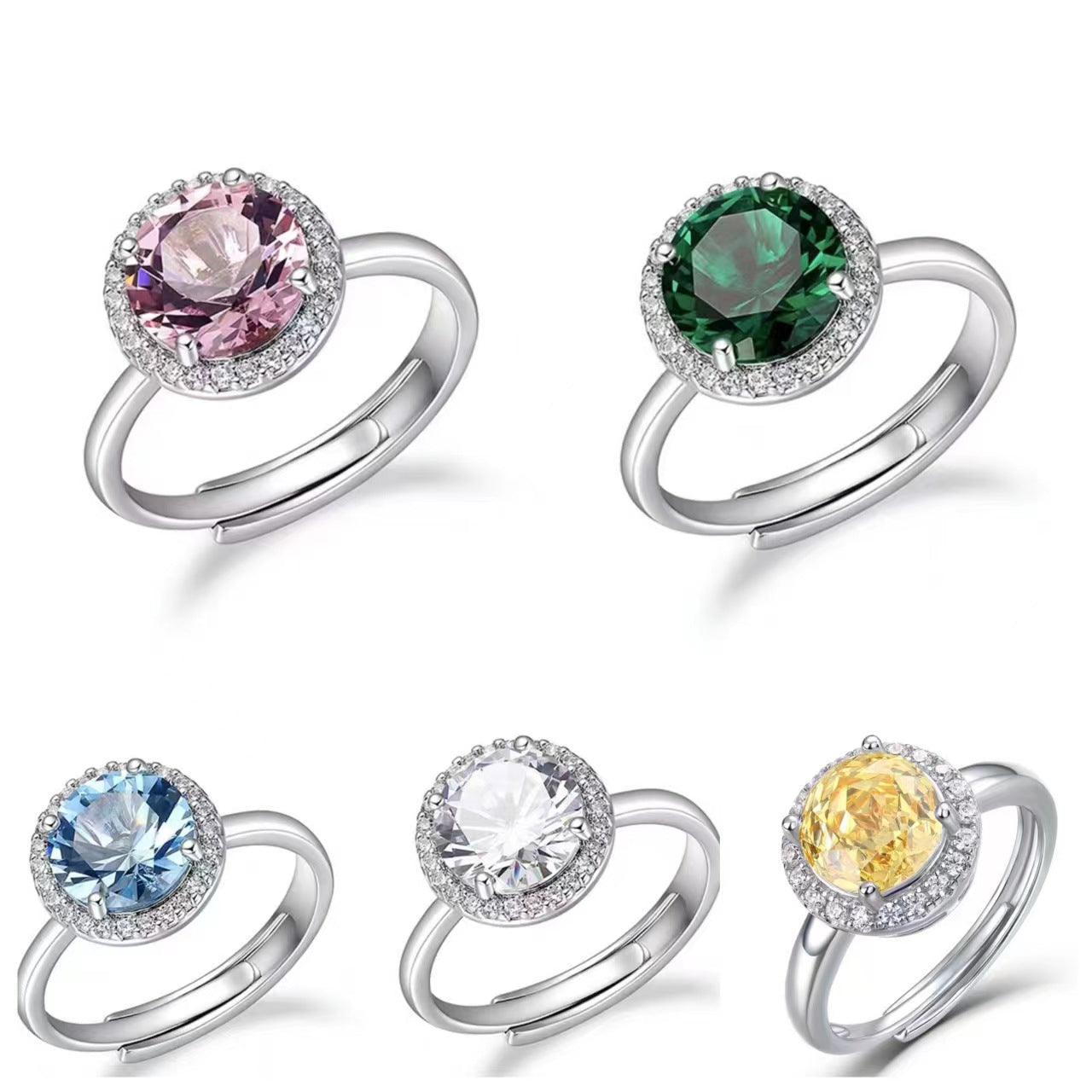 đ„Last Day Sale - 80% Off) Magnetic Moissanite Diamond Open Ring
