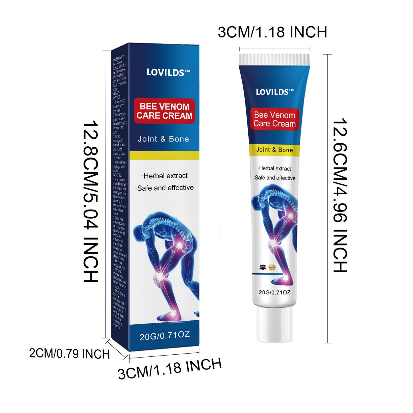 š LOVILDS⢠Bee Venom Joint and Bone Healing Cream (Special ointment for arthritis)