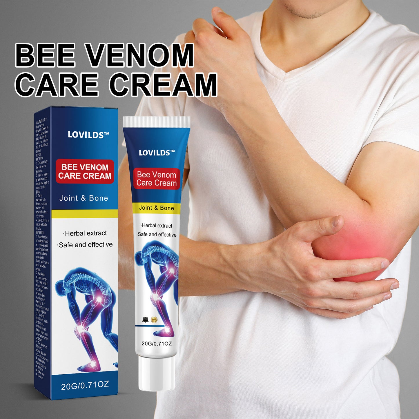 š LOVILDS⢠Bee Venom Joint and Bone Healing Cream (Special ointment for arthritis)
