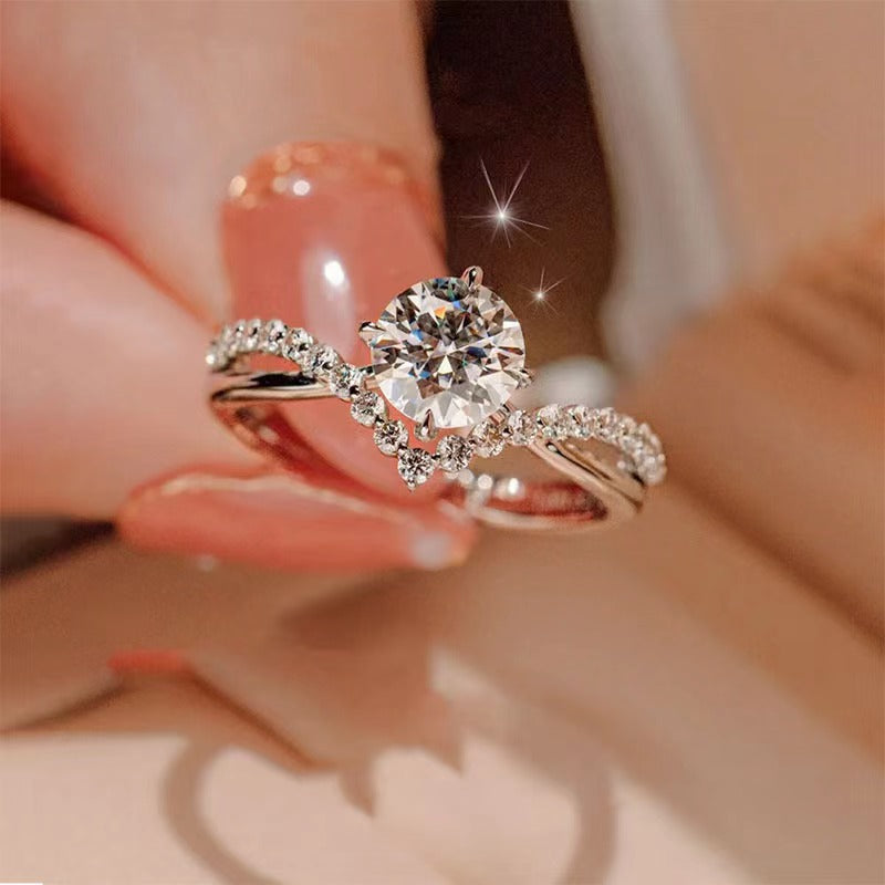 đ„Histone Magnetology Moissanite Diamond Ring