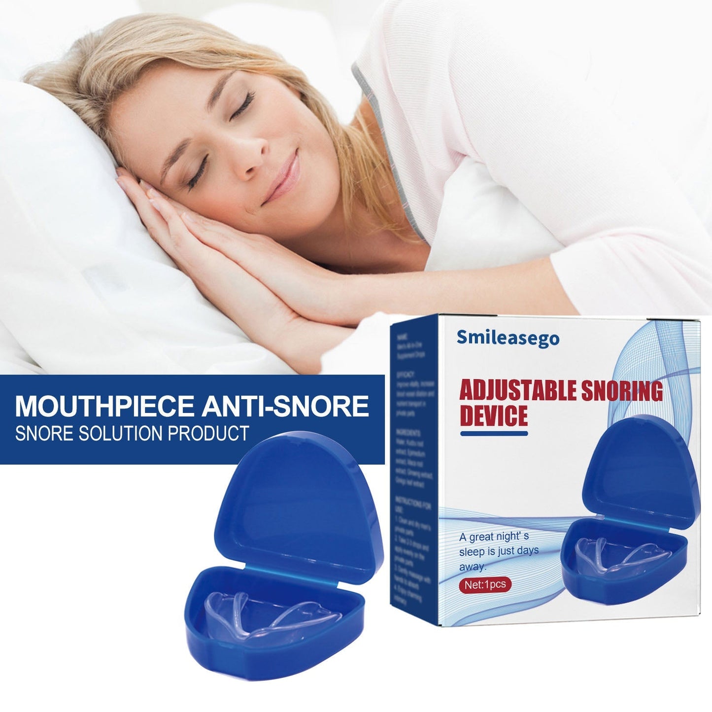 Smileasego⢠Anti-Snoring Guard