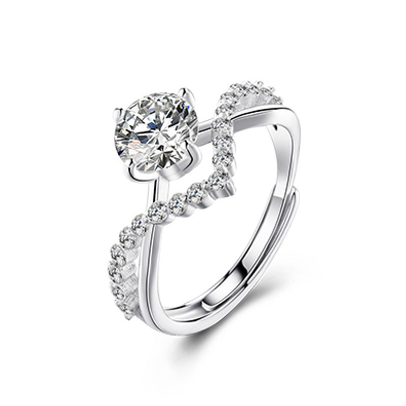 đ„Histone Magnetology Moissanite Diamond Ring