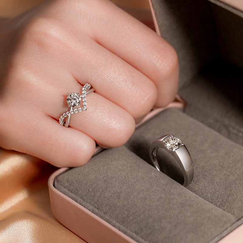 đ„Histone Magnetology Moissanite Diamond Ring