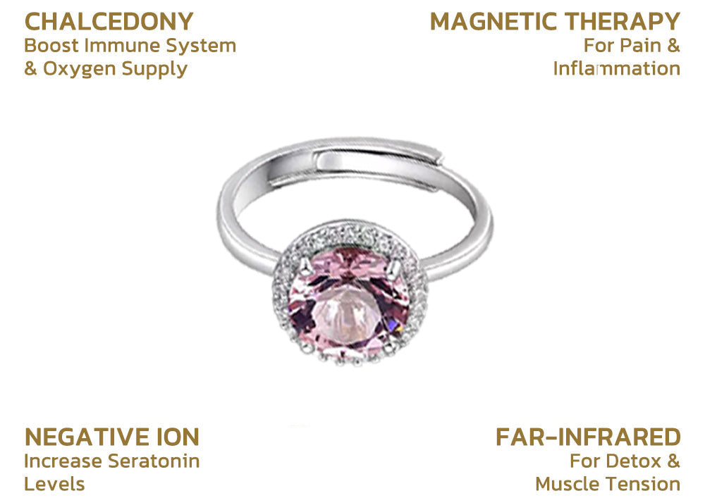 đ„Last Day Sale - 80% Off) Magnetic Moissanite Diamond Open Ring
