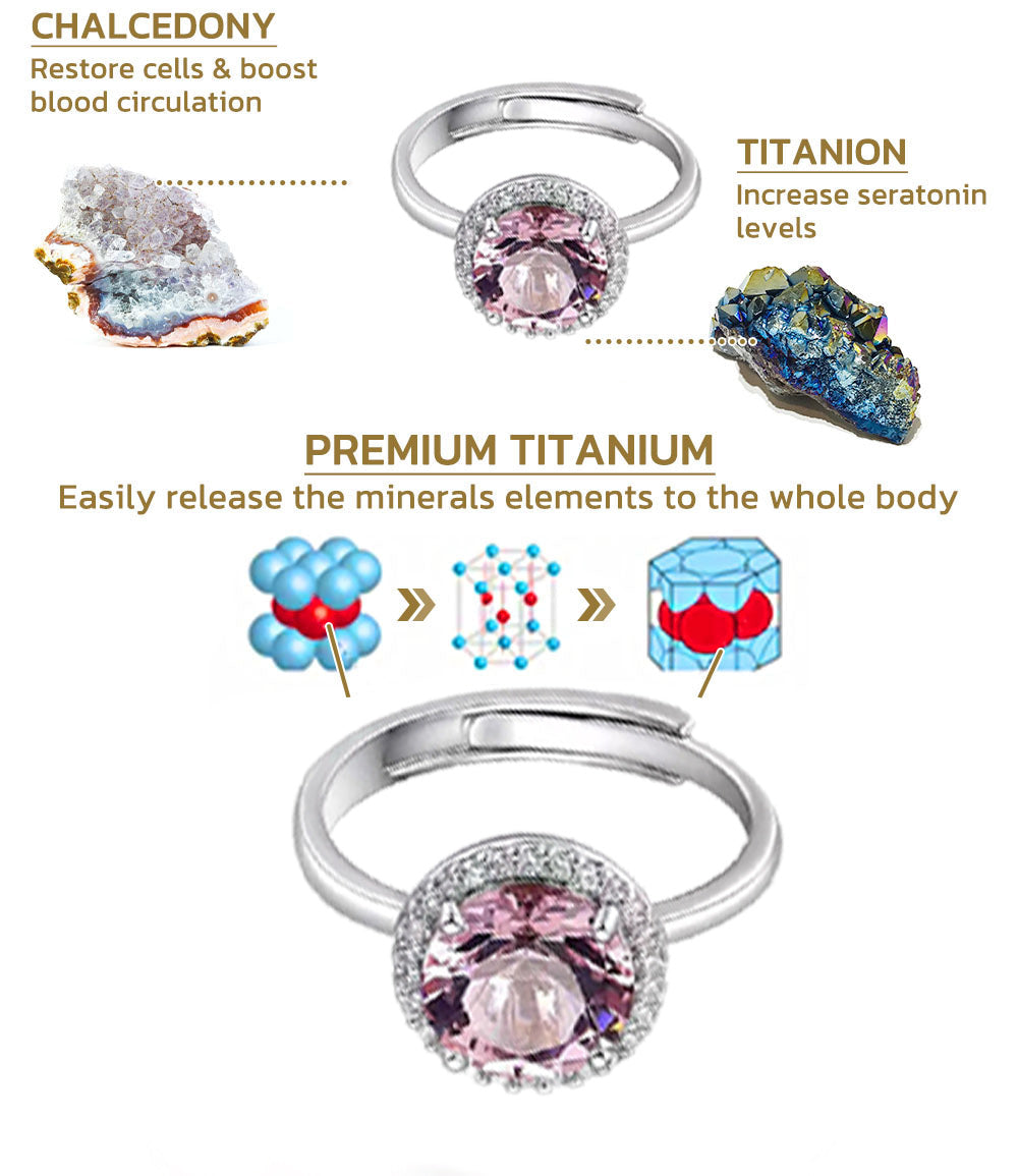 đ„Last Day Sale - 80% Off) Magnetic Moissanite Diamond Open Ring
