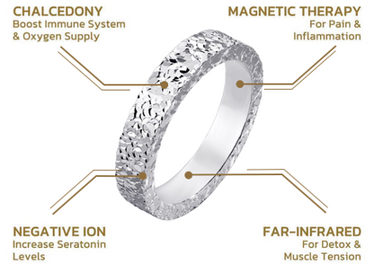 💥Last day promotion 80% off - 🔥Lymphatic Magnetic Gypsophila Ring🔥🔥