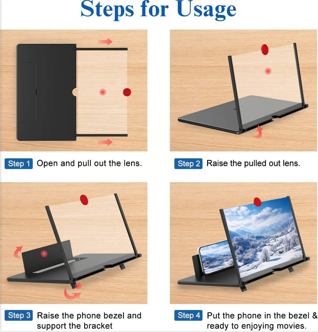🔥LAST DAY -70% OFF🎁The Best Christmas Gift🔥Screen Magnifier Newest Version