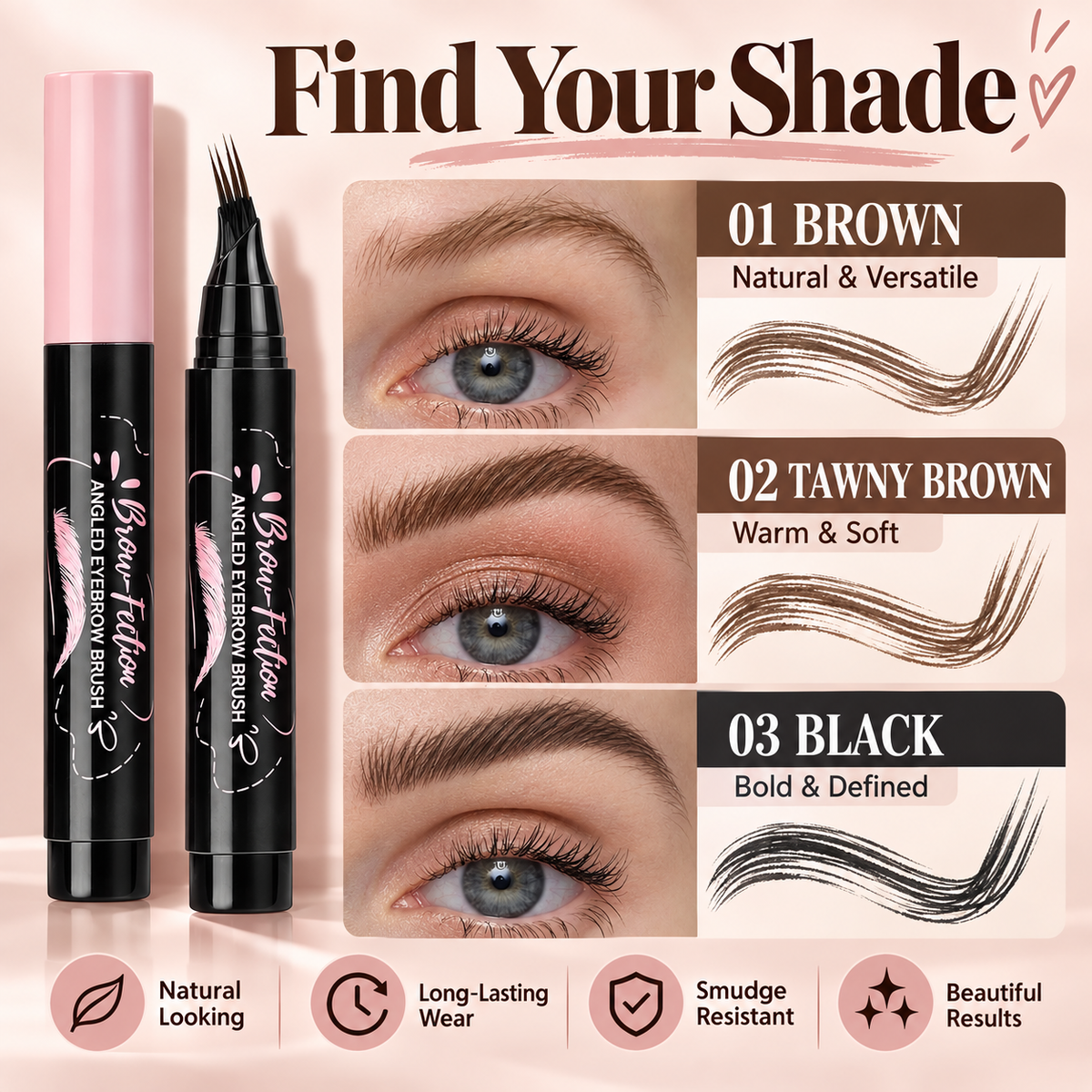 LIMITED OFFER: Buy 2 Get 1 Free | Precision Angled Eyebrow Brush for Soft, Defined Brows