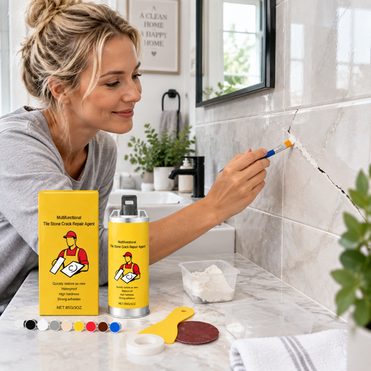 Ceramic & Marble Repair Kit – Restore Cracks, Chips & Holes for a Like-New Finish