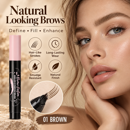 LIMITED OFFER: Buy 2 Get 1 Free | Precision Angled Eyebrow Brush for Soft, Defined Brows