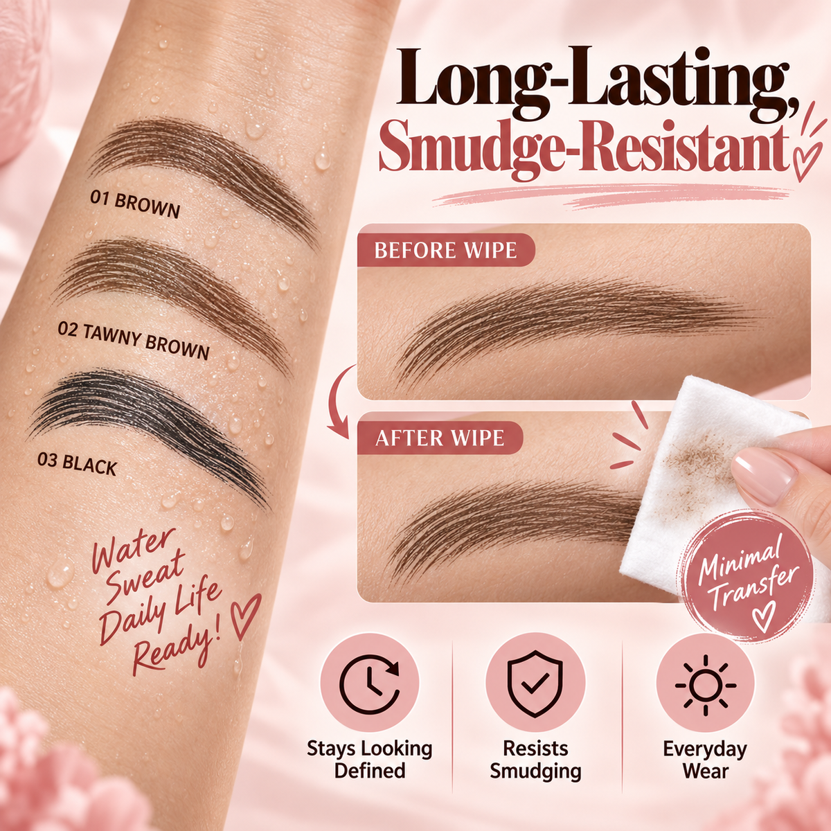 LIMITED OFFER: Buy 2 Get 1 Free | Precision Angled Eyebrow Brush for Soft, Defined Brows