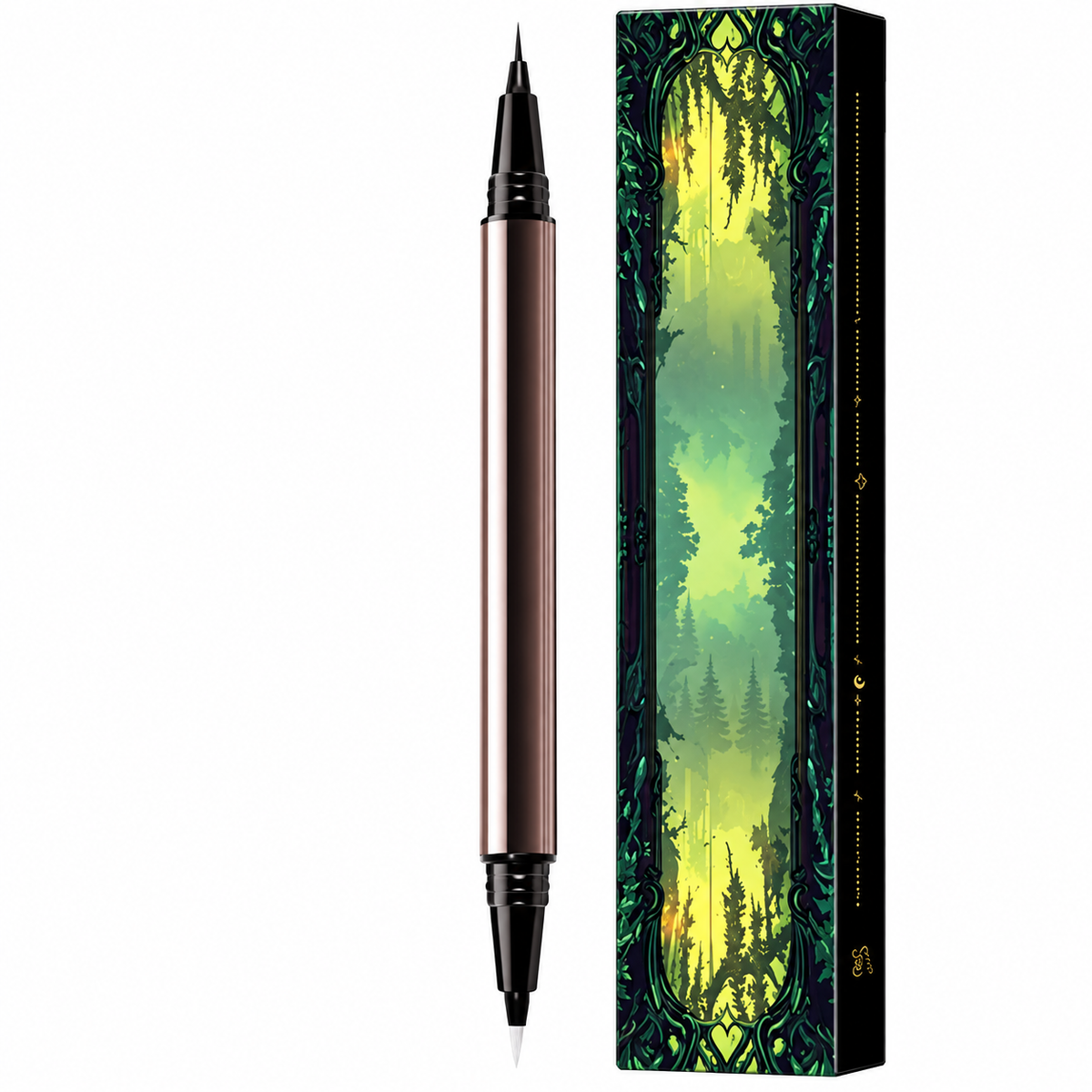🔥 2-In-1 Waterproof Eyeliner Pen With Correction Tip