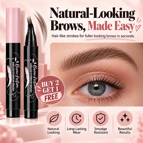 LIMITED OFFER: Buy 2 Get 1 Free | Precision Angled Eyebrow Brush for Soft, Defined Brows