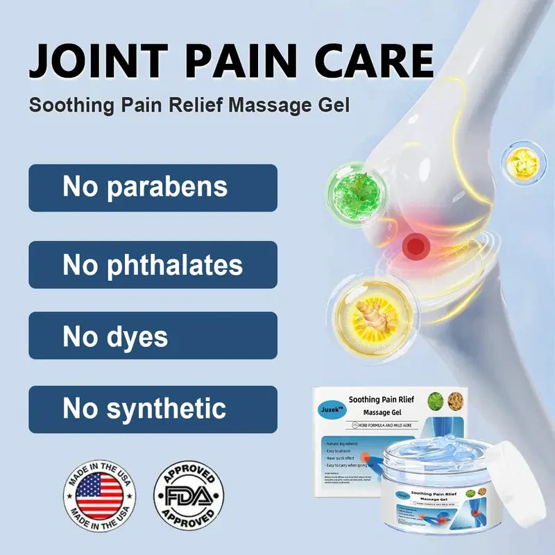 🔥Instant Pain Relief🔥 Juxek™ joint Relief Gel – Natural Herbal Ointment Wellness