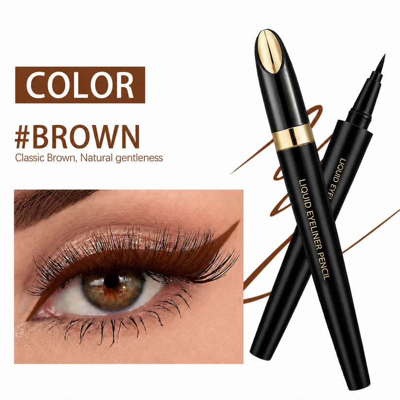 Long-Lasting Smudge-Proof Liquid Eyeliner Pen