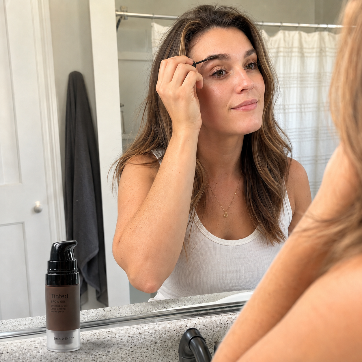 3D Brow Sculpt Tinted Eyebrow Gel – Natural Fuller-Looking Brows, 24H Waterproof & Smudge-Proof Hold