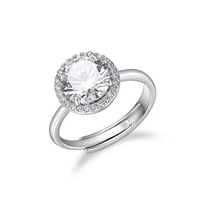 🔥Last Day Sale - 80% Off) Magnetic Moissanite Diamond Open Ring