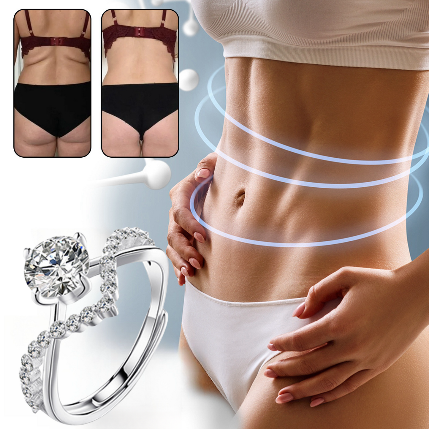🔥Histone Magnetology Moissanite Diamond Ring