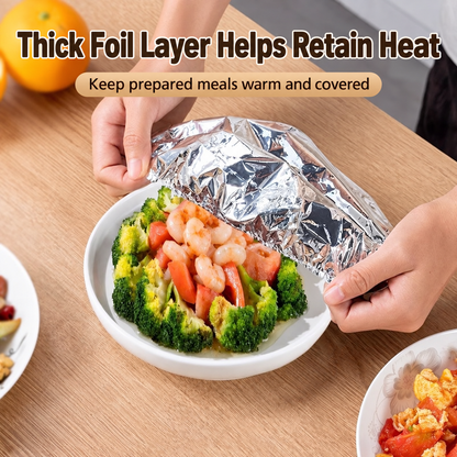 🔥 LIMITED-TIME 50% OFF — Reusable Aluminum Foil Insulated Food Covers for Bowls & Plates