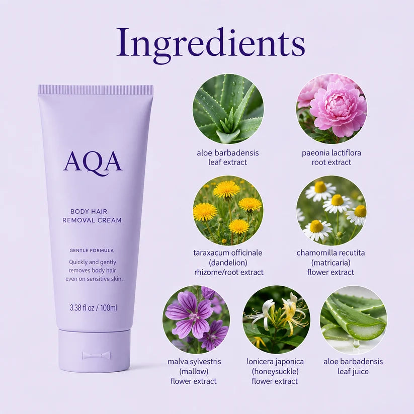 Body & Bikini Hair Removal Cream – Gentle for Sensitive Skin, For Men & Women